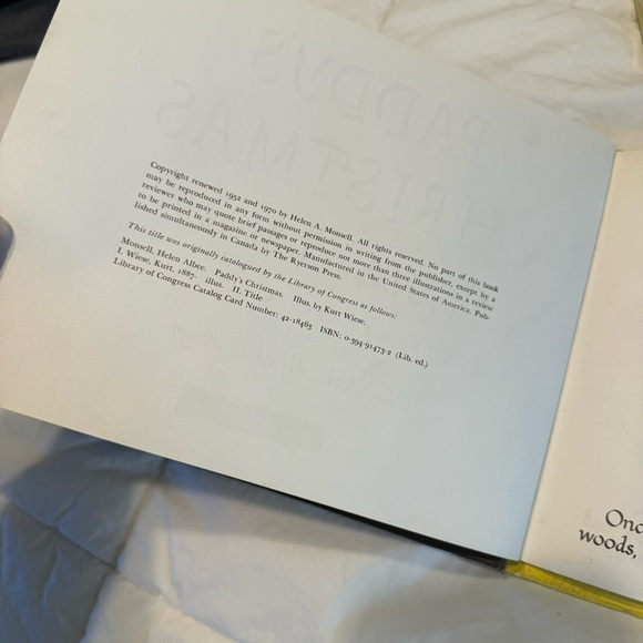 Paddy’s Christmas by Hellen A Monsell Copyright ©️ 1952 - Picture 4 of 4